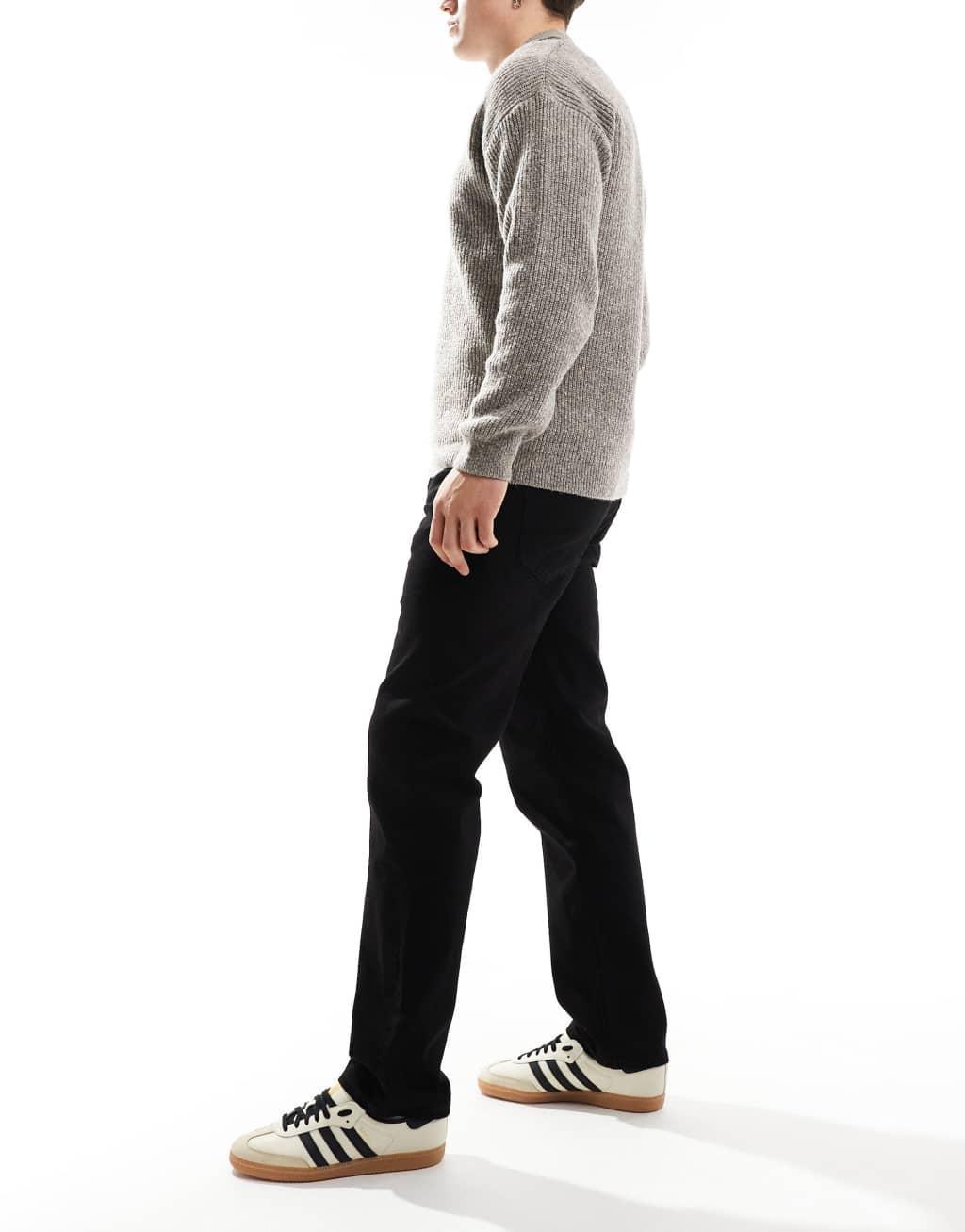 French Connection regular fit jeans in black Product Image