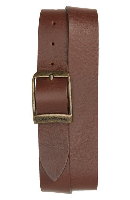 Rodd & Gunn Mens Coronet Crescent Leather Belt Product Image