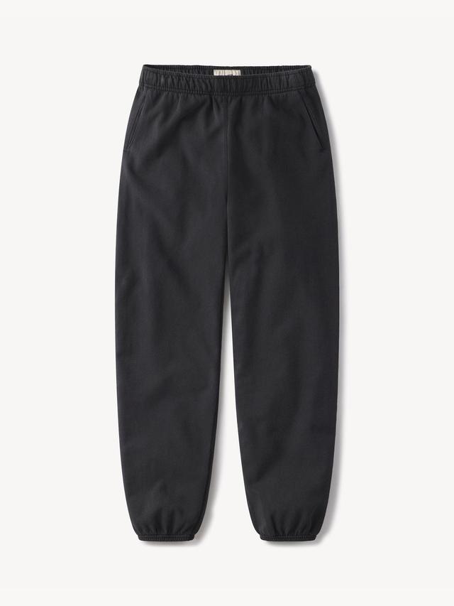 Soft Black Venice Wash Vintage Interloop Sweatpant Product Image