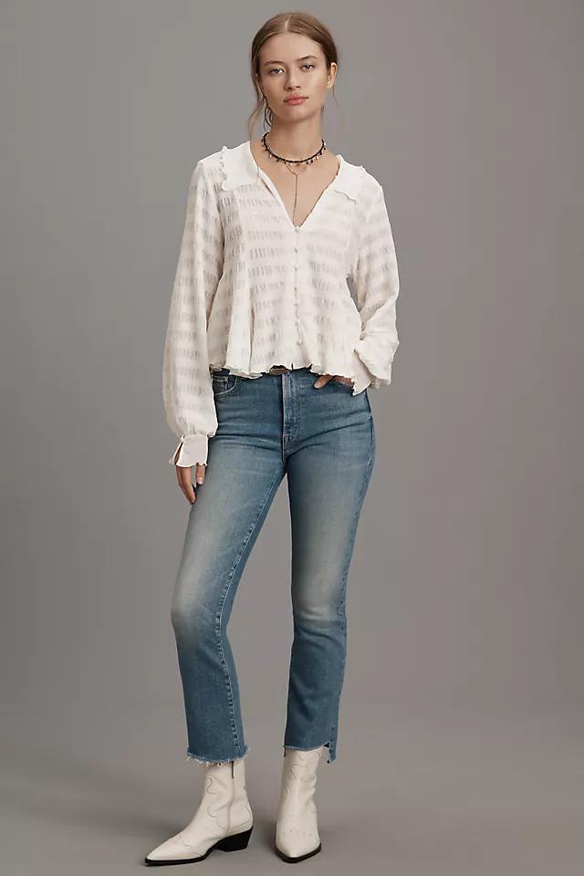 MOTHER The Insider Crop Step Fray Jeans product image