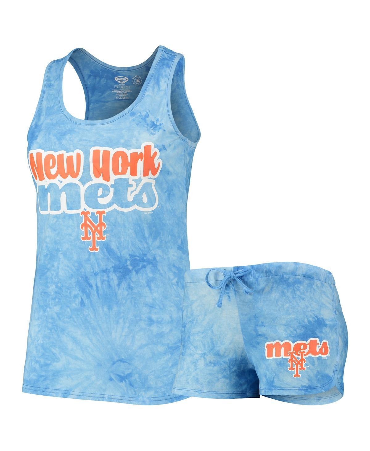 Womens Concepts Sport Royal New York Mets Billboard Racerback Tank Top & Shorts Set Product Image