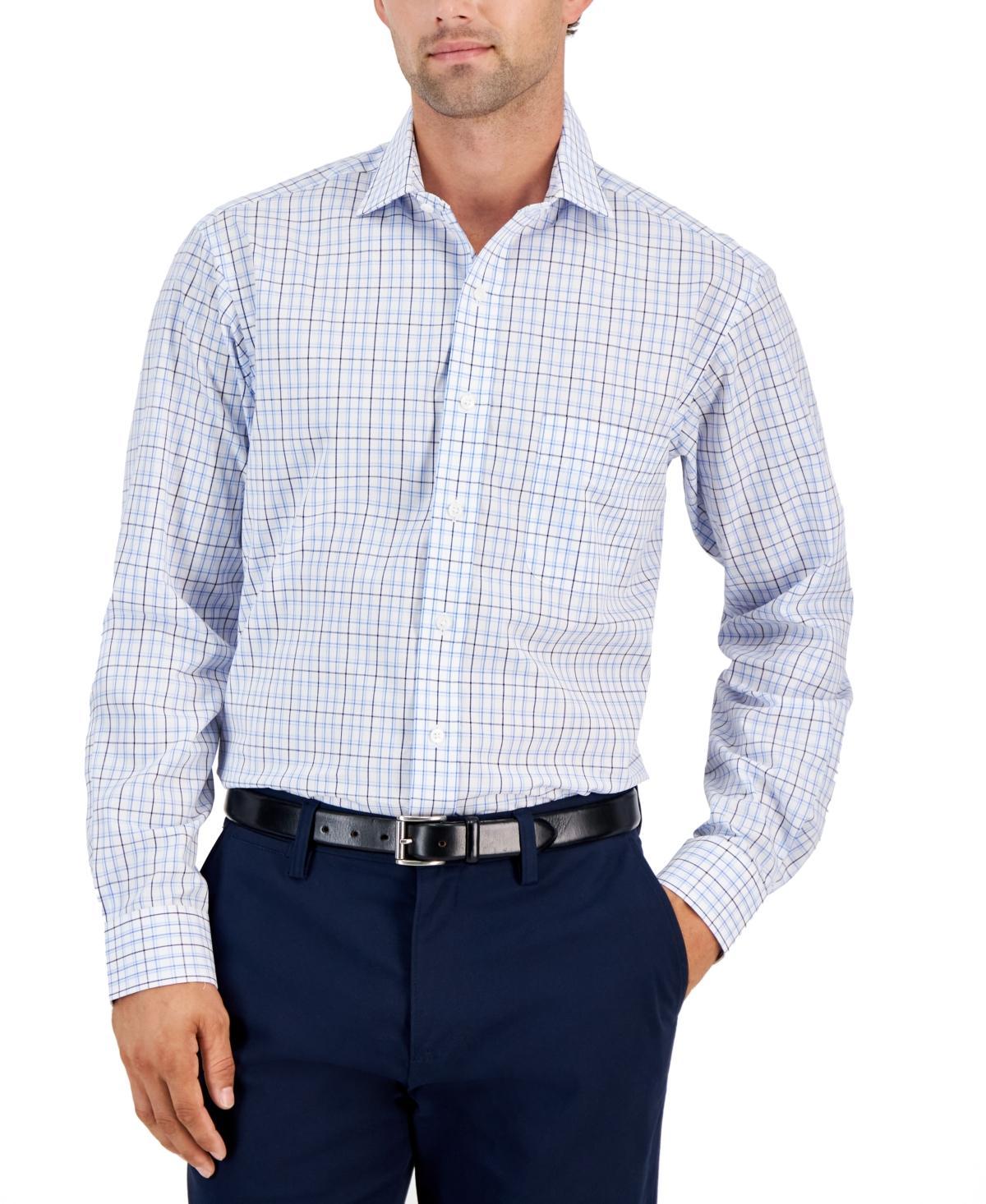 Club Room Mens Regular-Fit Plaid Dress Shirt, Created for Macys Product Image