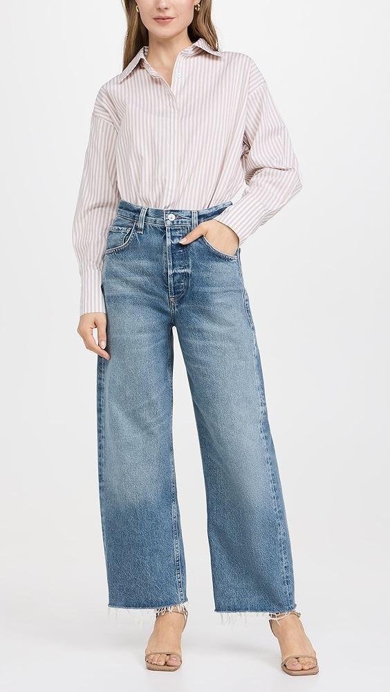 Citizens of Humanity Ayla Raw Hem Crop Regenerative Cotton Jeans | Shopbop Product Image