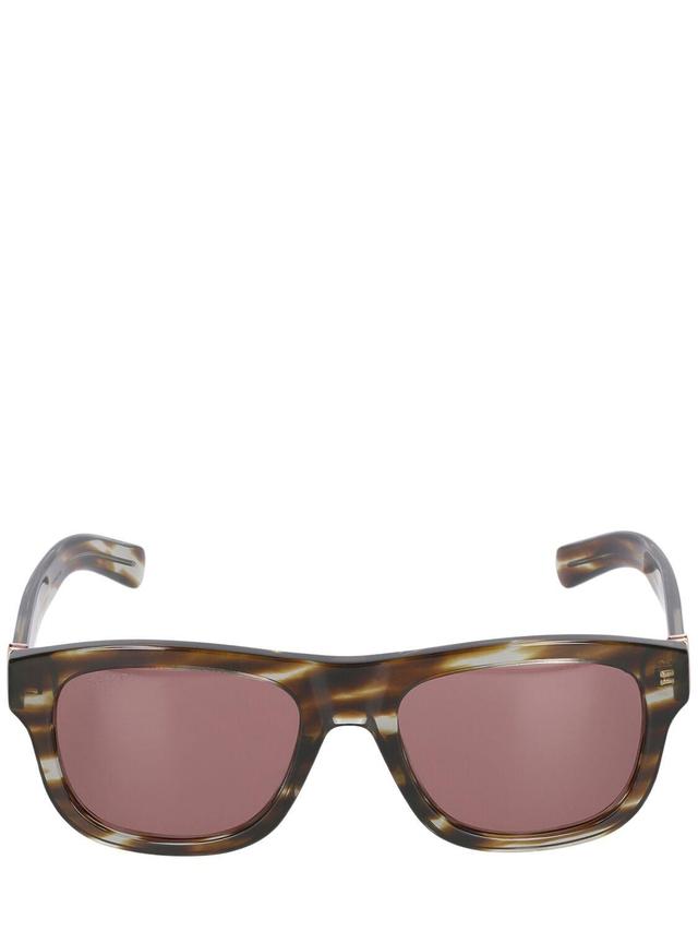 Gg1509s Acetate Oval Frame Sunglasses In Havana Product Image