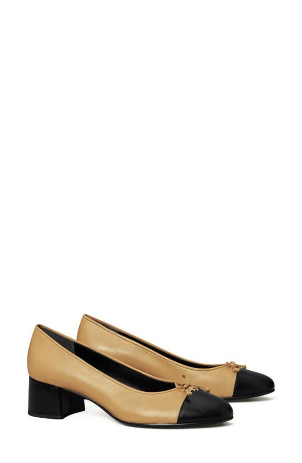 TORY BURCH Cap-toe Pump In Ivory Product Image