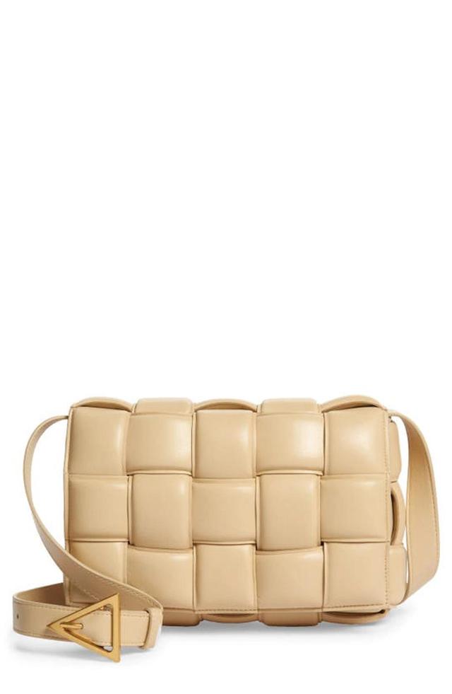 BOTTEGA VENETA Padded Cassette Bag In Porridge-gold Product Image