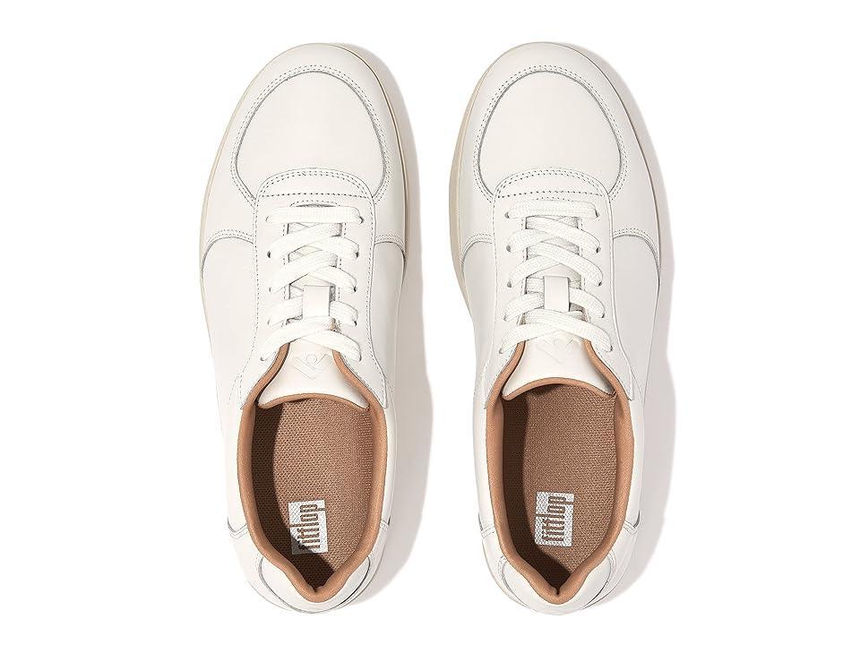 FitFlop Rally Leather Panel Sneakers (Urban White) Women's Shoes Product Image