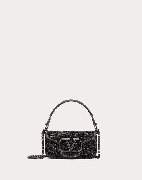 SMALL LOCÒ SHOULDER BAG WITH CRYSTALS Product Image