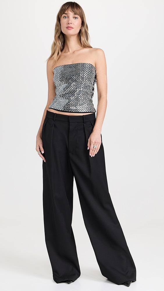 WARDROBE.NYC Low Rise Tuxedo Trouser | Shopbop Product Image