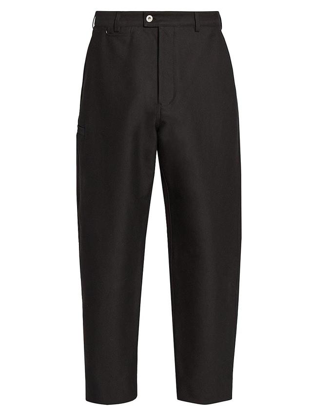 Mens Cotton Flat-Front Pants Product Image