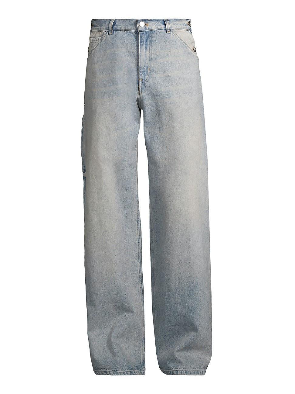 Mens Sailor Denim Baggy Pants Product Image