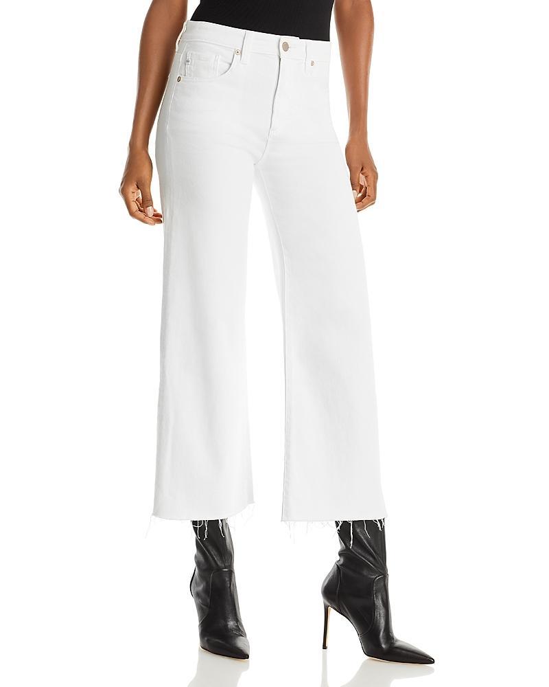 Womens Saige Wide-Leg Cropped Jeans Product Image