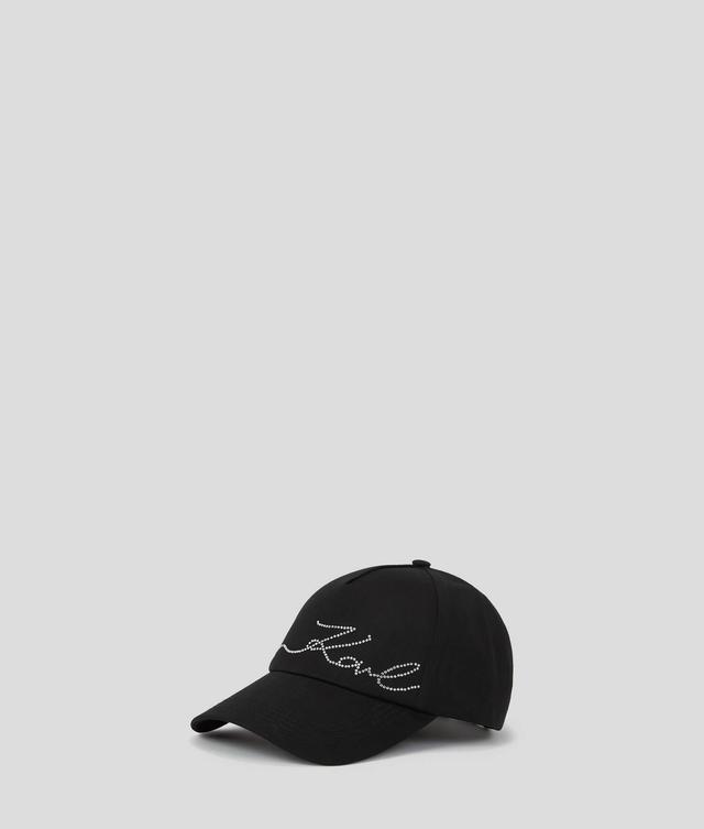 K/SIGNATURE RHINESTONE CAP Product Image