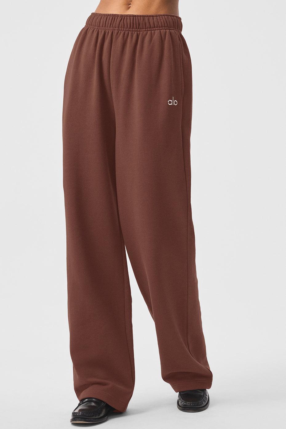 Accolade Straight Leg Sweatpant - Chestnut Female Product Image