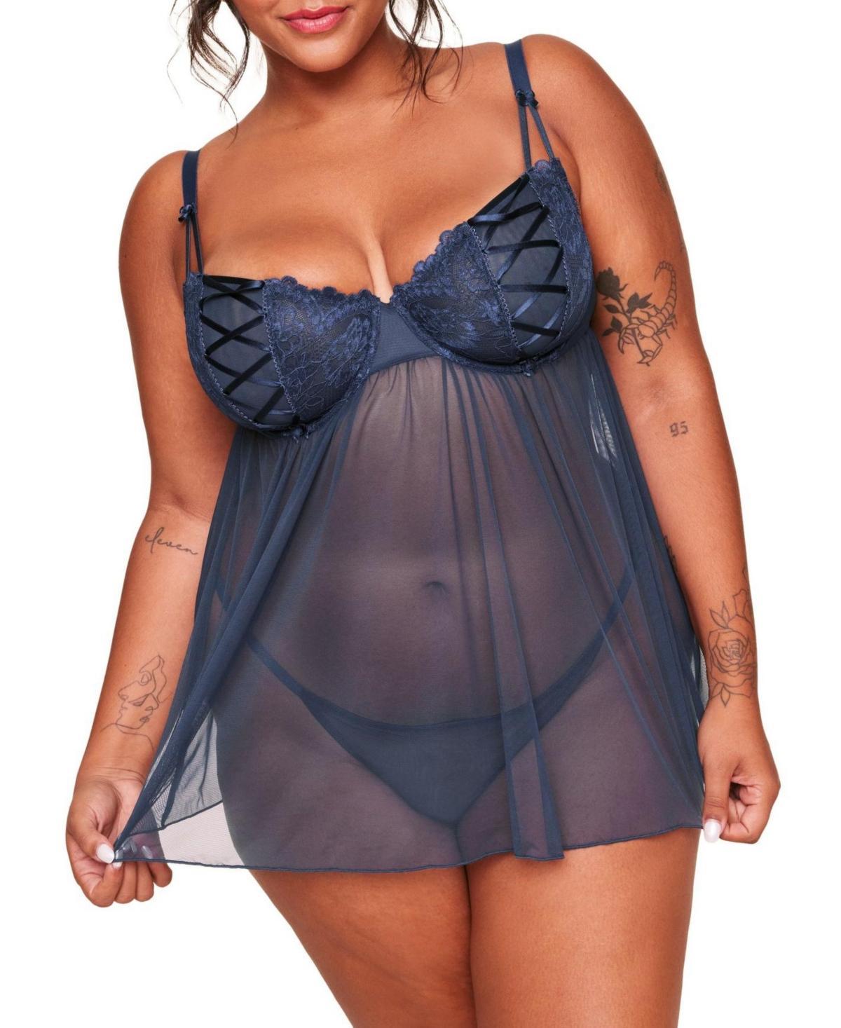 Ismelka Womens Plus-Size Unlined Babydoll Lingerie Product Image