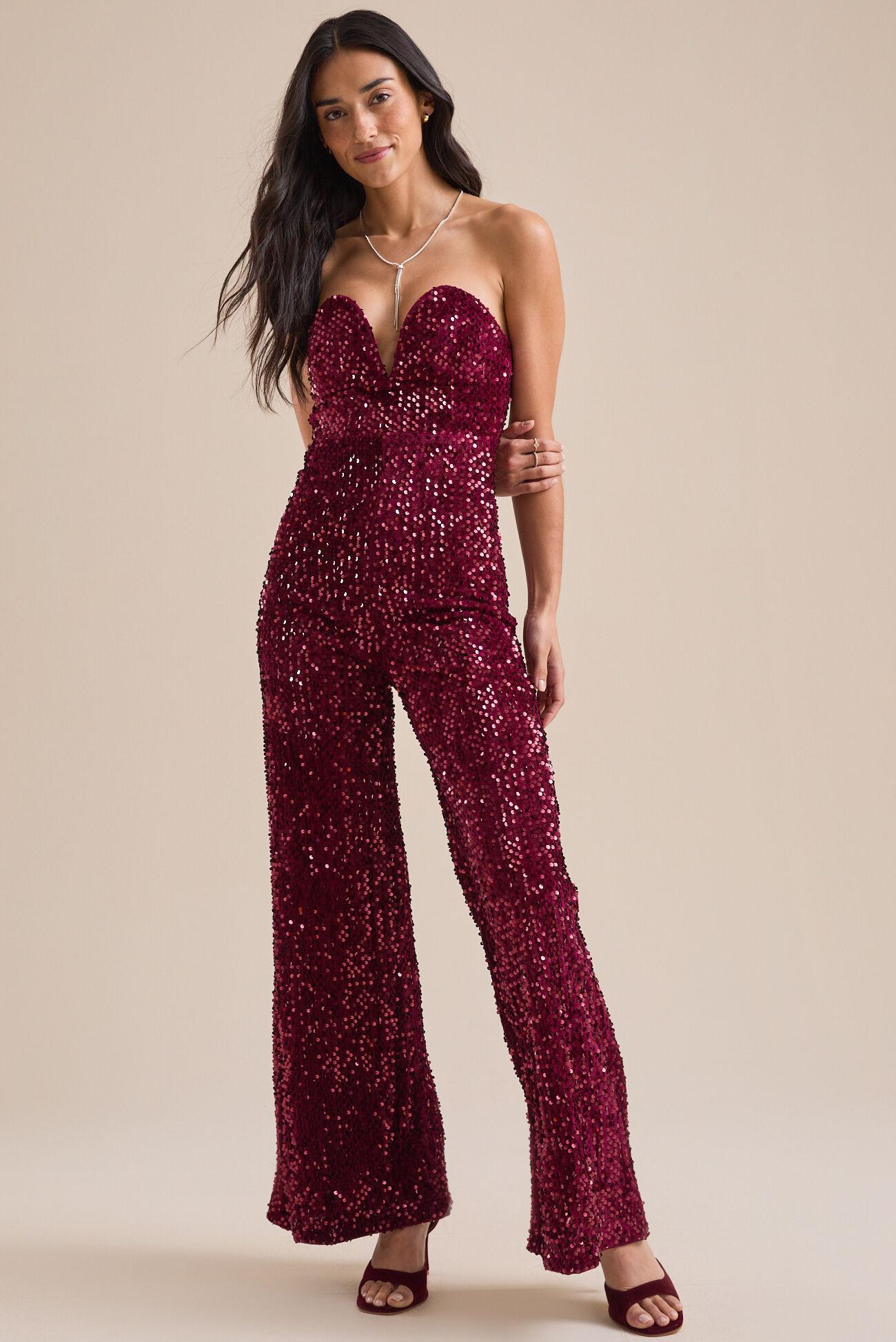 Raina Sequin Jumpsuit product image