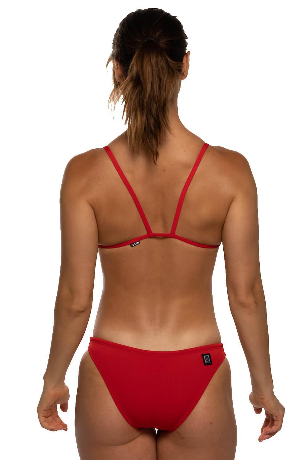 Midl Bikini Bottom - Red Female Product Image