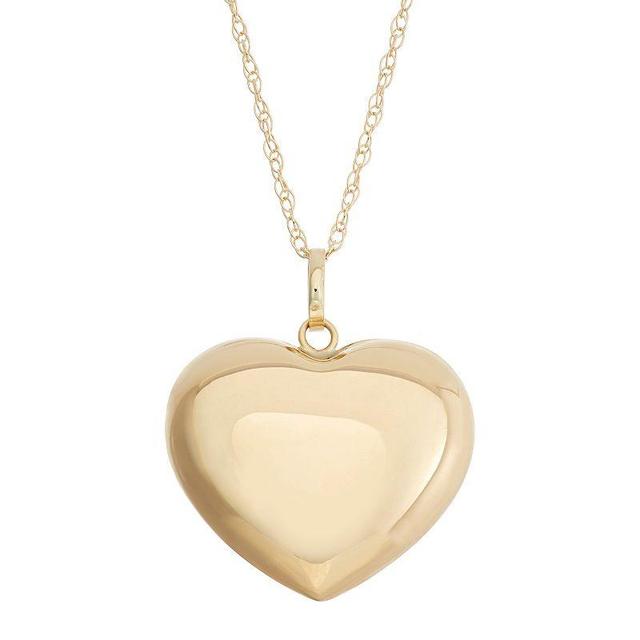 Jordan Blue 10k Gold Heart Pendant, Womens, Yellow Product Image