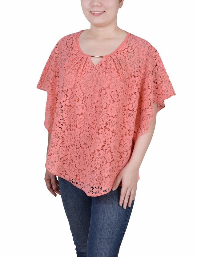 Lace Poncho With Bar - Petite Product Image