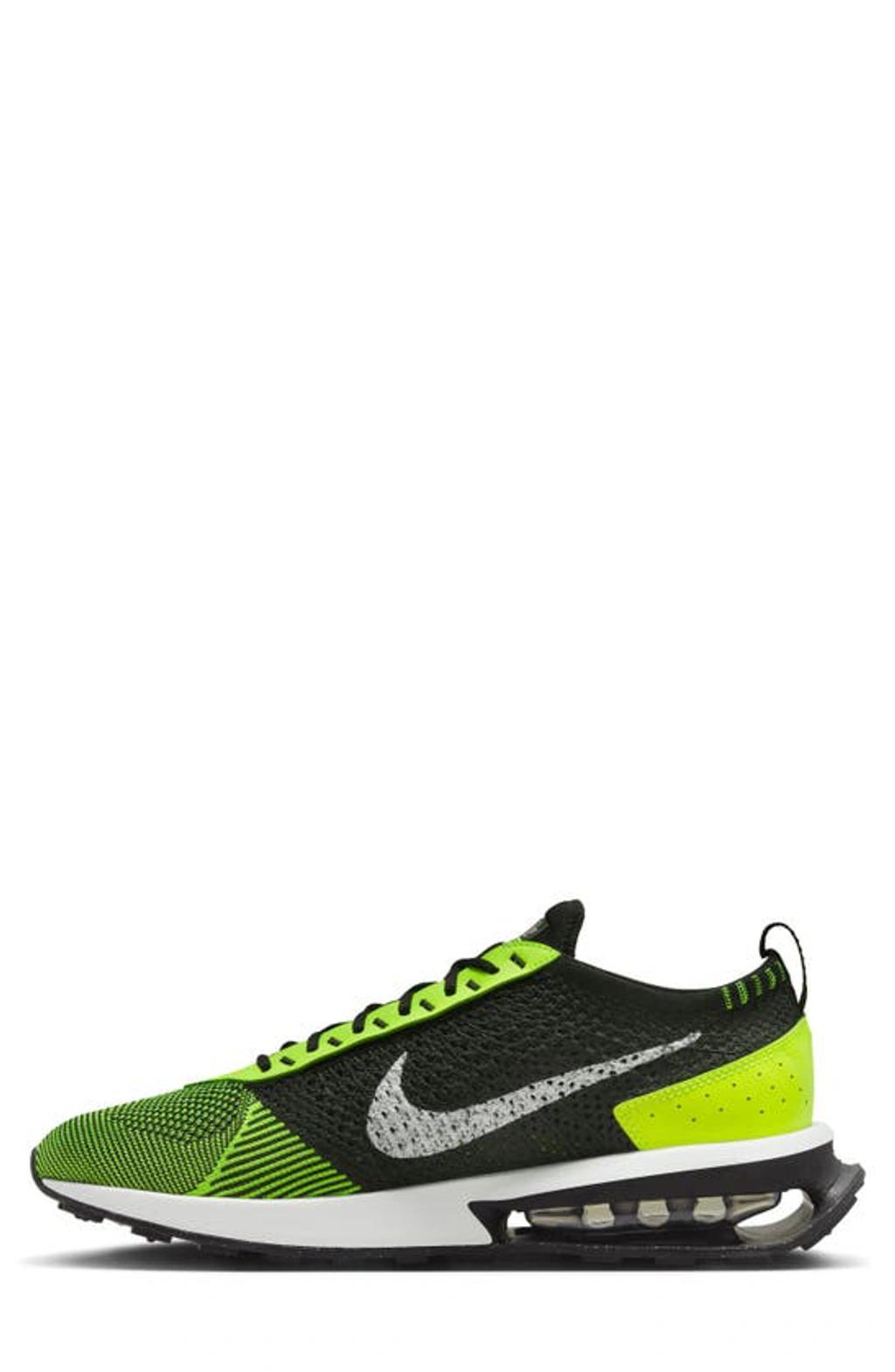 Air Max Flyknit Racer "volt" Sneakers In Yellow Product Image