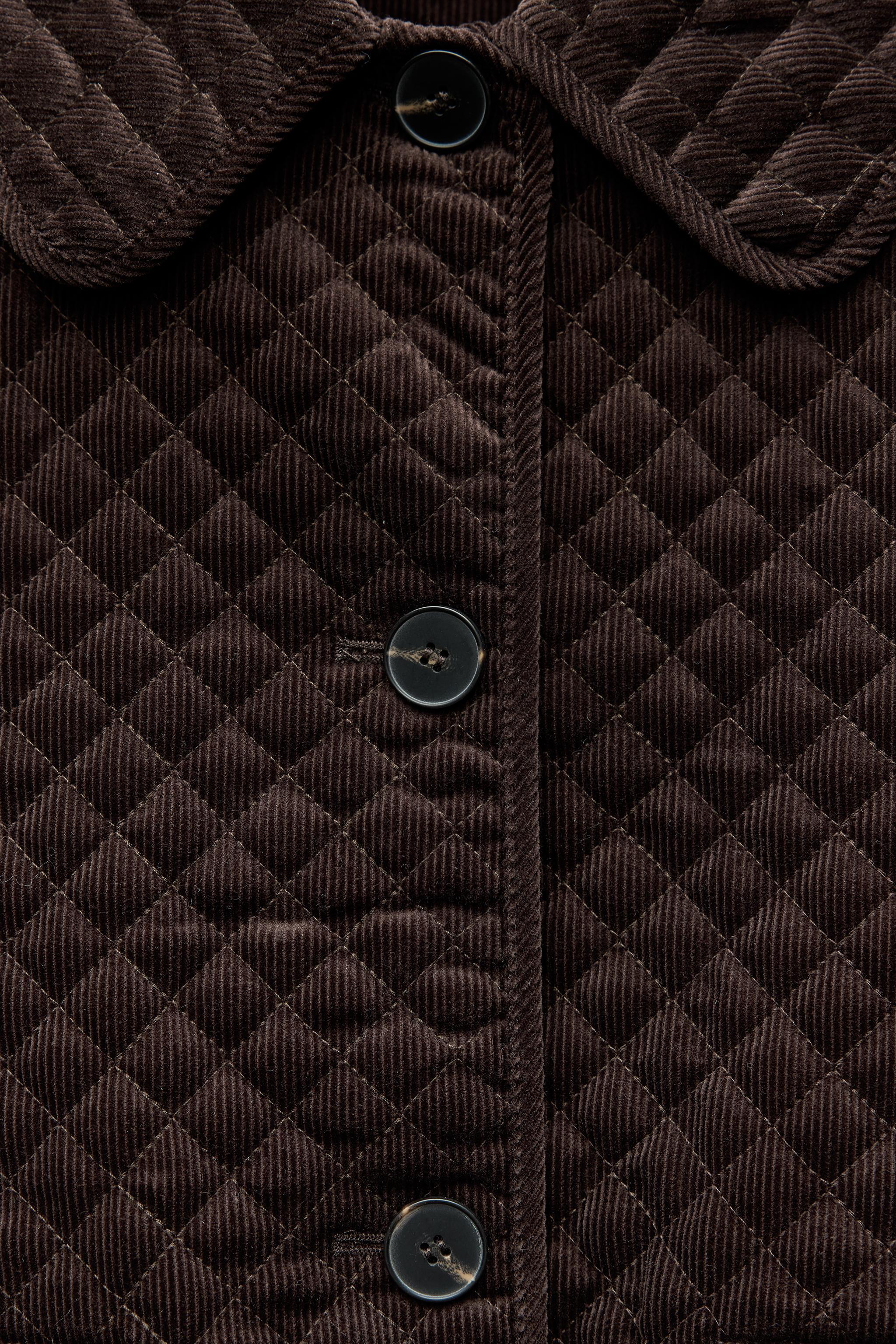 QUILTED CORDUROY JACKET Product Image