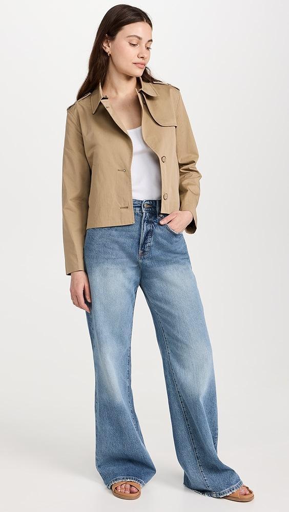 FRAME Short Trench Jacket | Shopbop Product Image