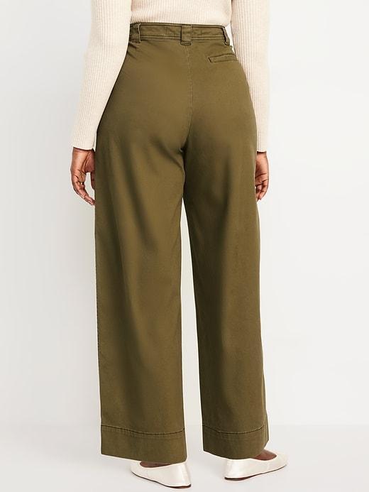 Extra High-Waisted Barrel Wide-Leg Pants Product Image