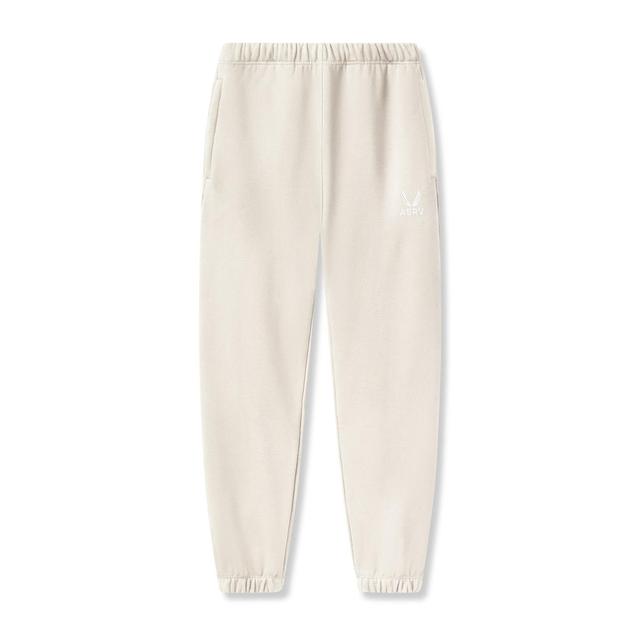 0655. Tech-Terry™ Oversized Sweats - Ivory Cream "Emblem" Product Image