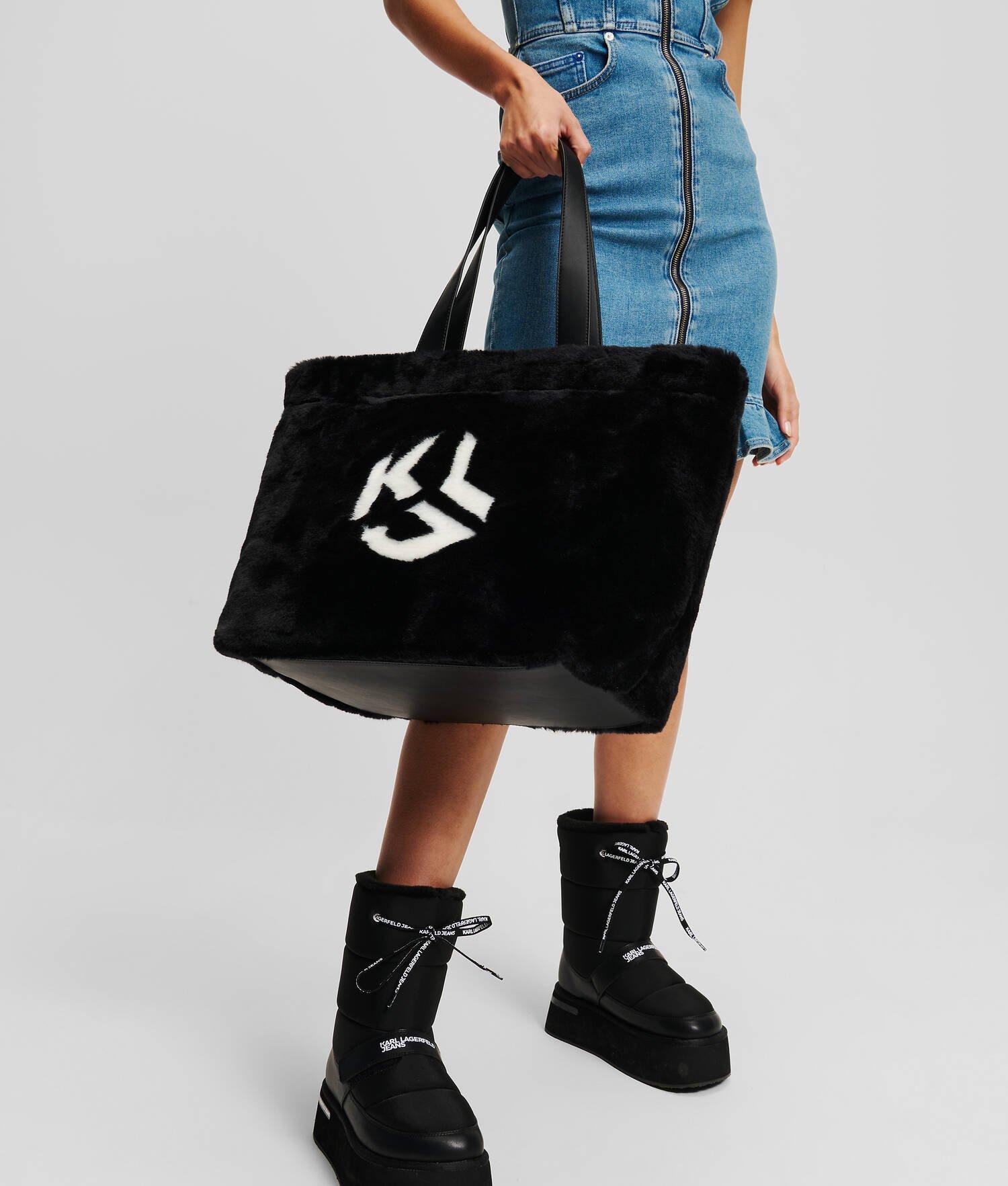 KLJ FAUX-FUR TOTE BAG Product Image