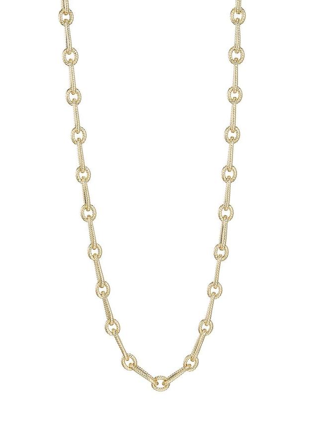 Womens 14K Yellow Gold Long Chain Necklace Product Image