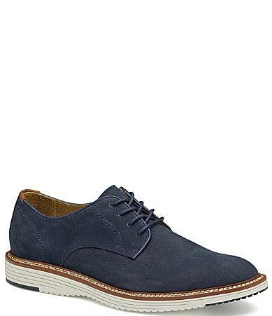 Johnston  Murphy Mens Upton Nubuck Plain Toe Oxfords Product Image