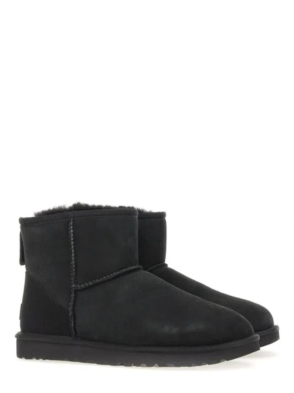 UGG Classic Mini Ii Ankle Boots In Black (black) Product Image