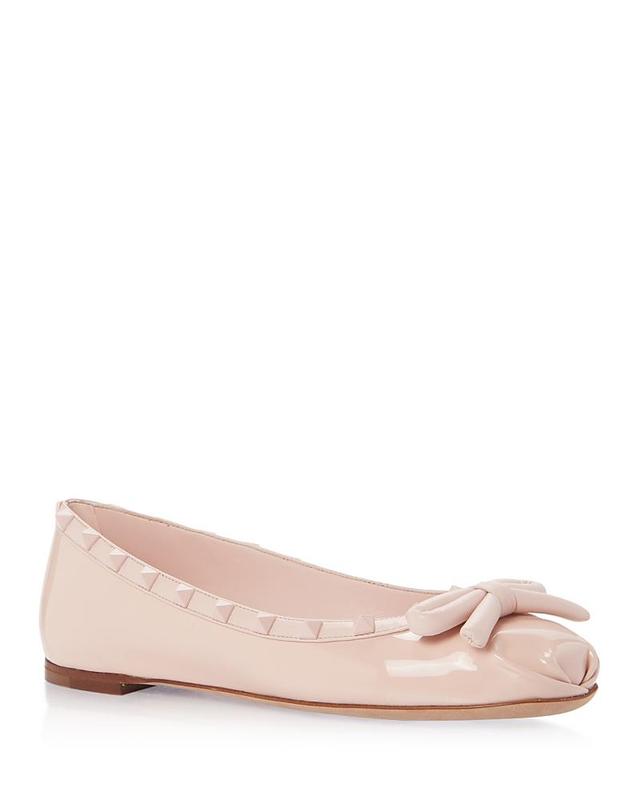 Valentino Garavani Womens Rockstud Ballet Flats Product Image