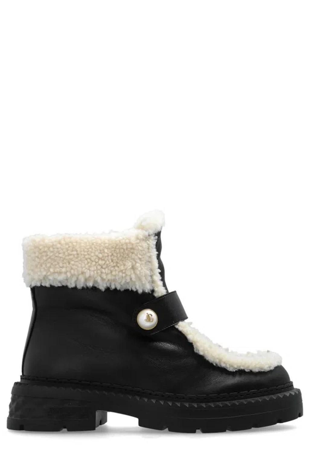 Shea Leather Ankle Boots In Black Product Image