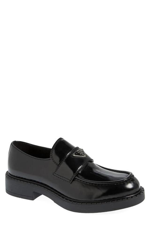 Prada Chocolate Loafer Product Image