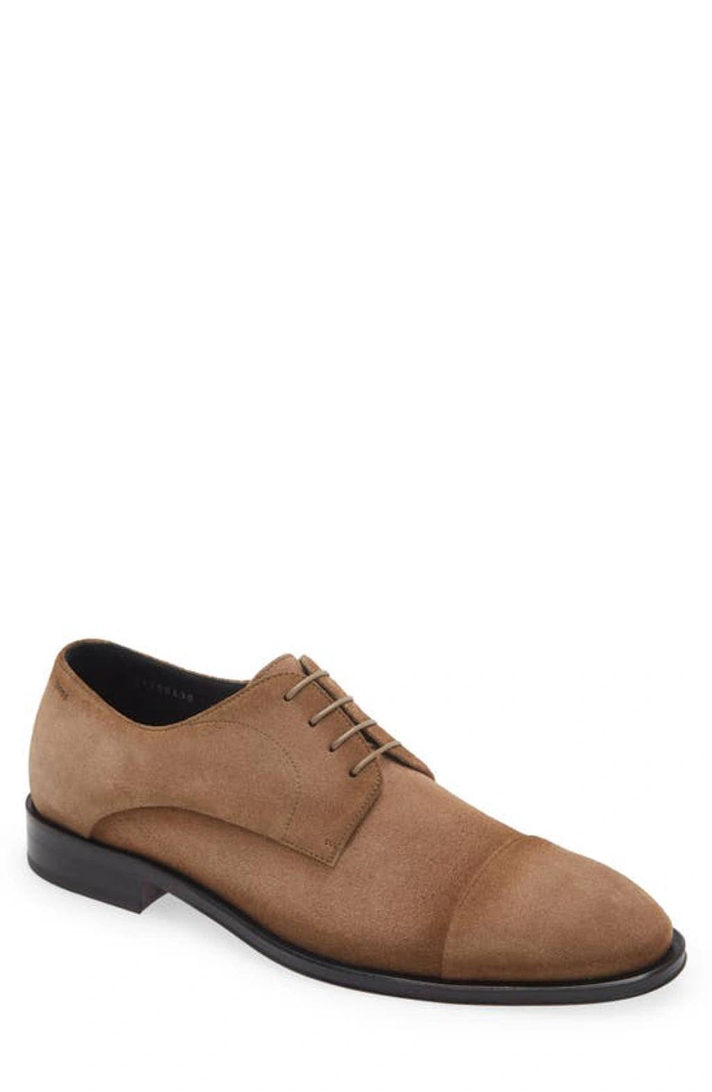 Derrek Cap Toe Derby In Brown Product Image