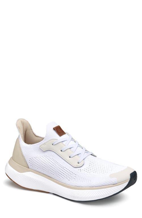 Johnston & Murphy Mens Miles Knit Lace-Up Sneakers Product Image