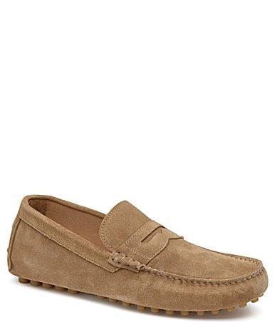 Johnston  Murphy Mens Athens Suede Penny Drivers Product Image