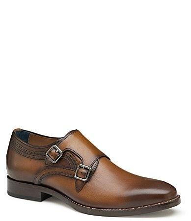 Johnston  Murphy Mens Danridge Double Buckle Monk Strap Dress Shoes Product Image