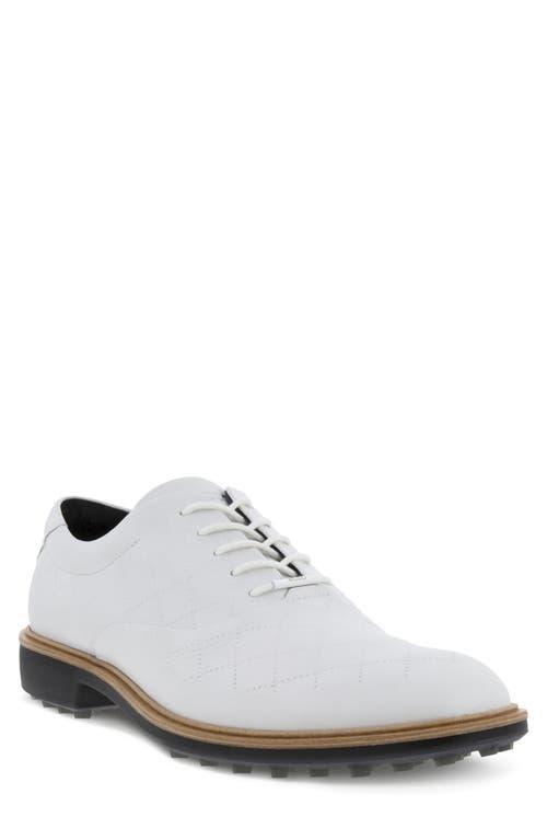 ECCO Mens Classic Hybrid Water-Repellent Leather Golf Shoes Product Image