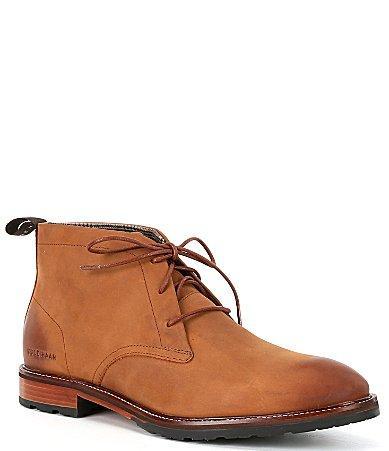 Cole Haan Mens Berkshire Water Resistant Leather Chukka Boots Product Image