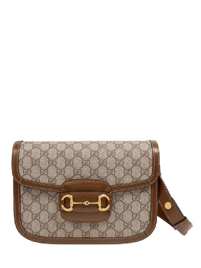 1955 Horsebit Shoulder Bag In Brown Product Image