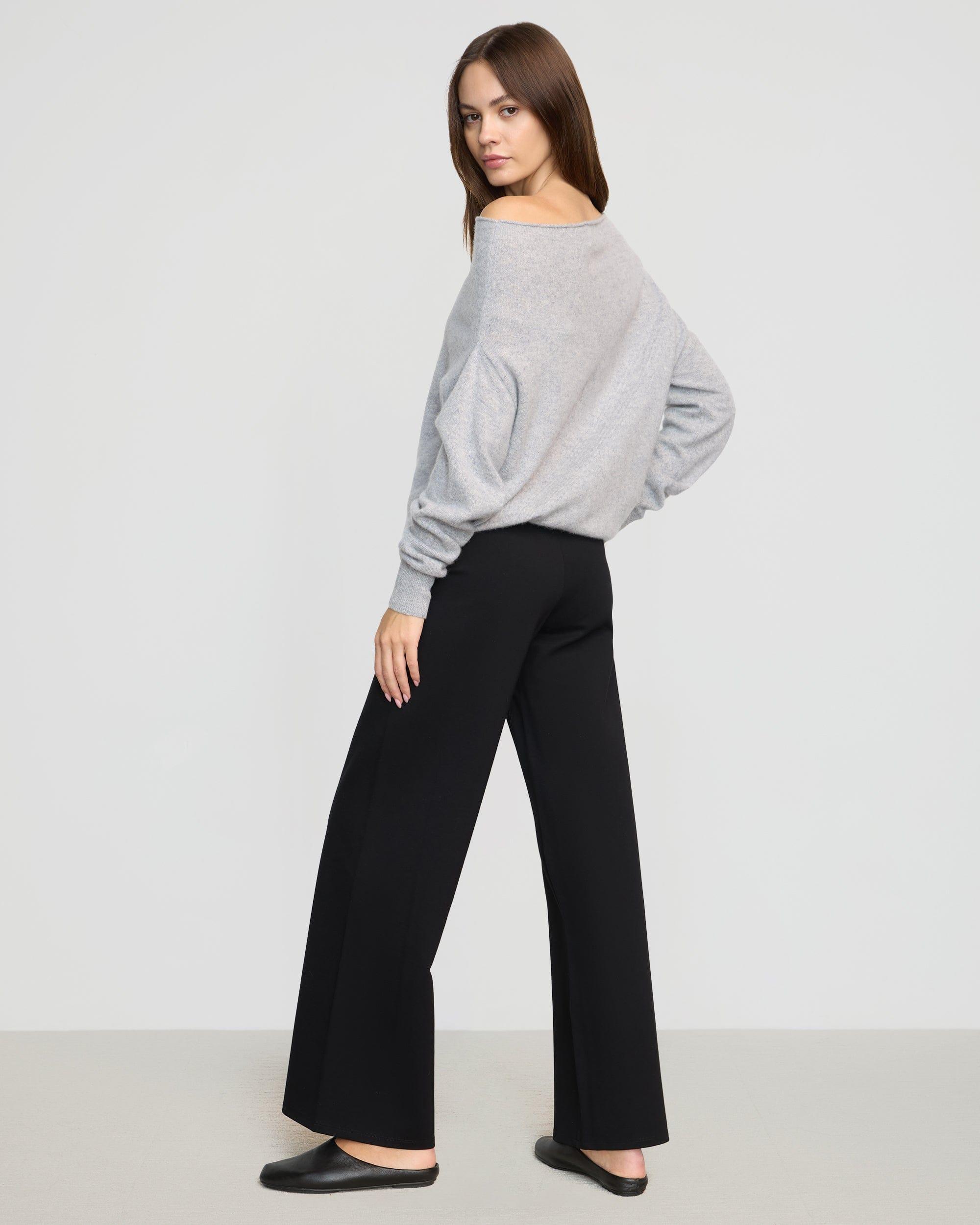 Anh Wide-Leg Ponte Stretch Pant Product Image