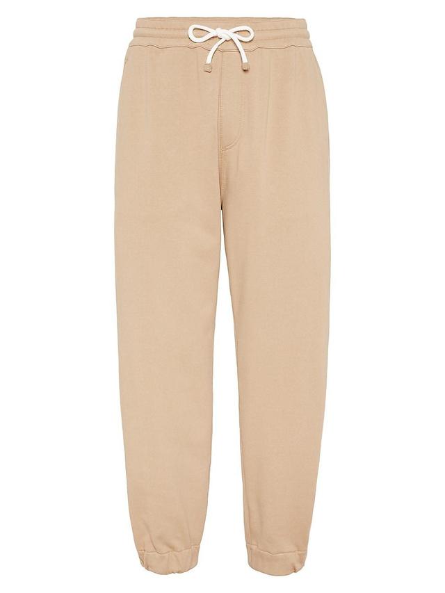 Mens French Terry Trousers With Elasticated Cuffs Product Image