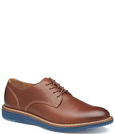 Johnston & Amp; Murphy Mens Johnston & Murphy Upton Plain Toe Oxfords Tan Product Image