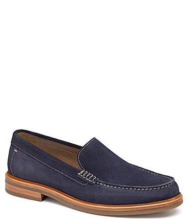 Johnston  Murphy Mens Lyles Suede Venetian Loafers Product Image