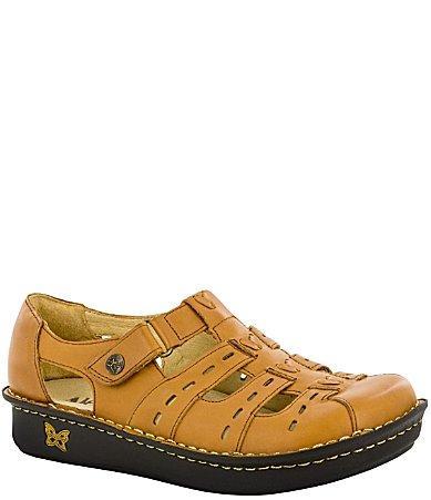 Alegria Pesca Leather Fisherman Platform Clogs Product Image