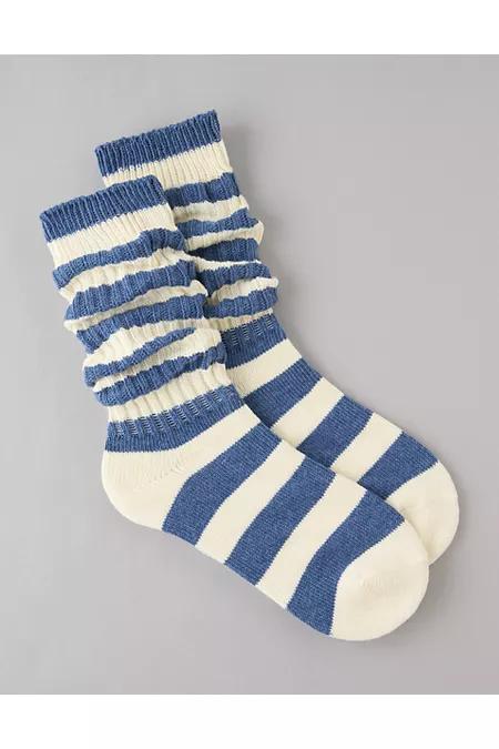 AE Rugby Stripe Slouchy Socks Women's Product Image