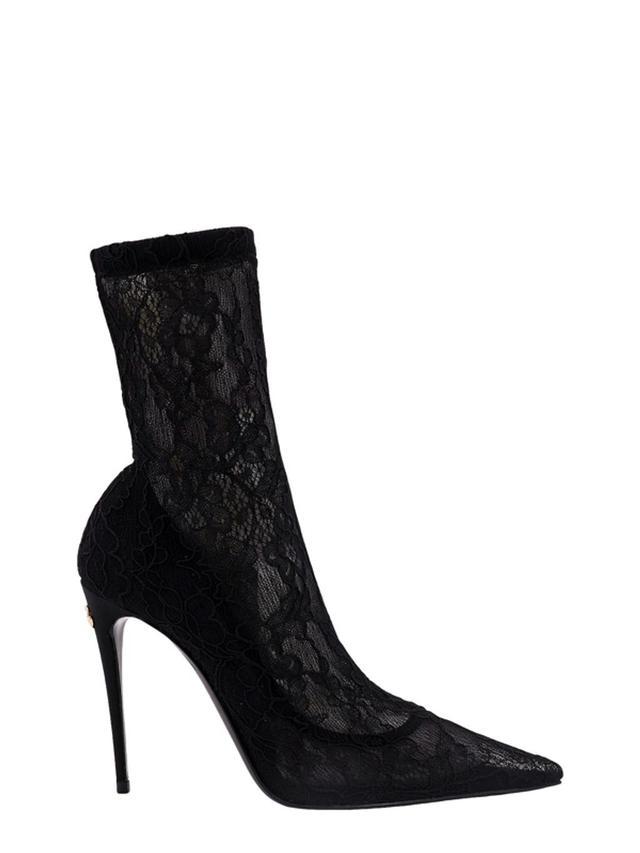 DOLCE & GABBANA Ankle Boots In Black Product Image