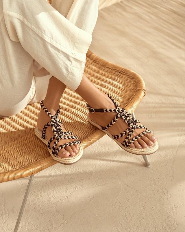 Manebi Rope Sandal - Natural Tie Up Female Product Image